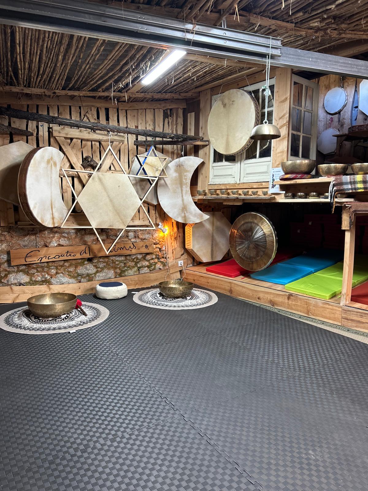 Tambores no interior